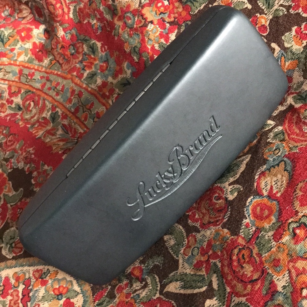 Lucky Brand Hard Eyeglasses Sunglasses Case Authen